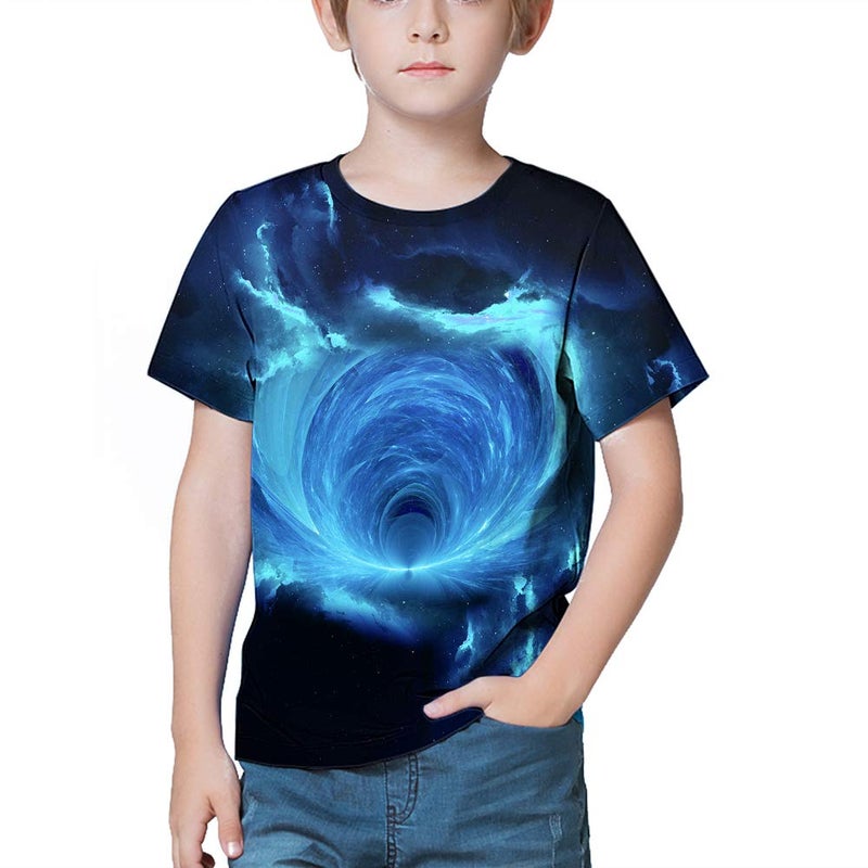 LAIDIPAS Shirts for Boys 3D Girls Graphic Tees Unisex Summer Novelty T-Shirts for Kids 11-13 Years - Image 2